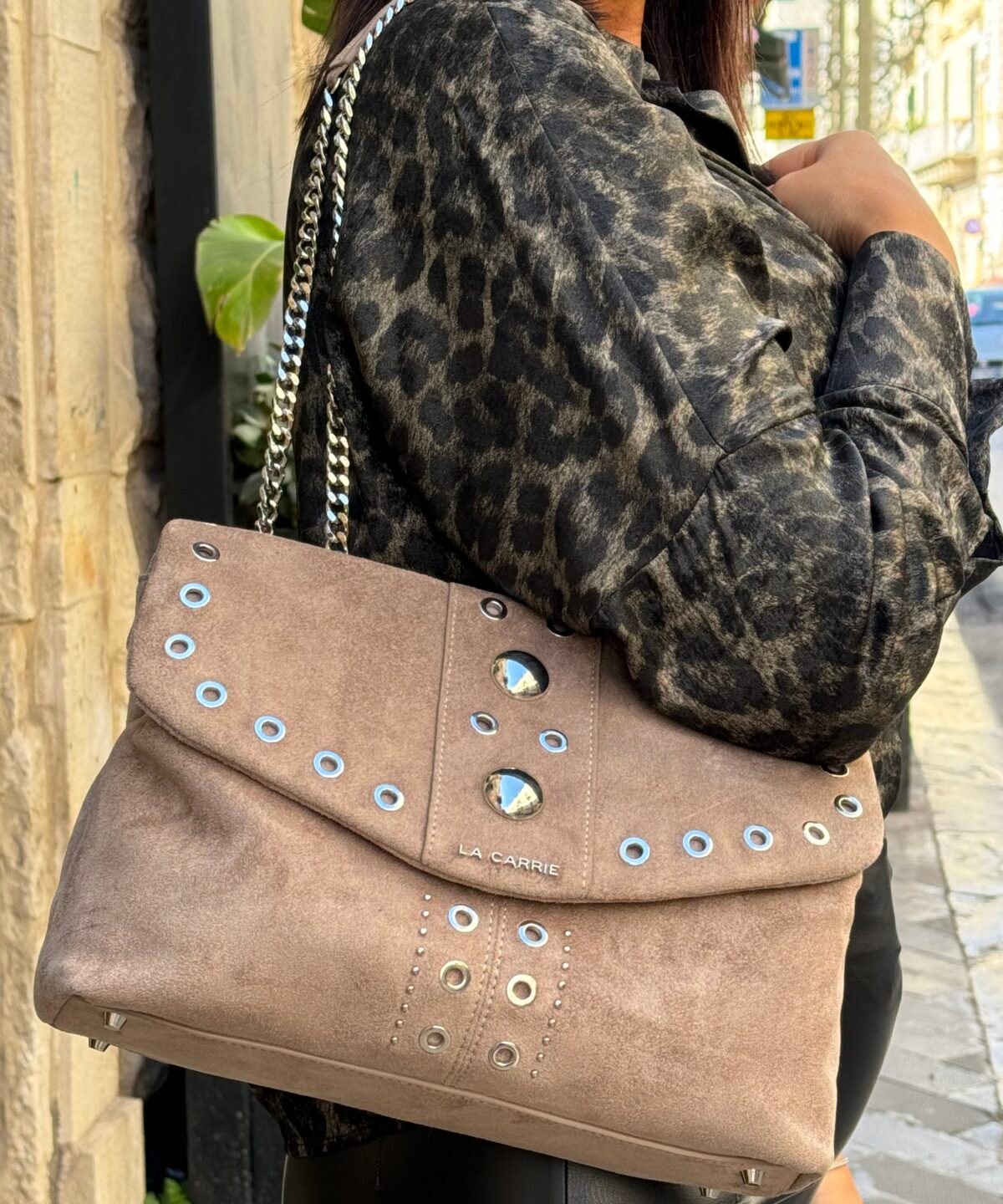 Borsa a spalla Ethnic - TAUPE