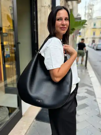Maxi Shoulder Strap Bottalato • Nero - Gaëlle Paris 7