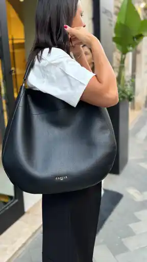 Maxi Shoulder Strap Bottalato • Nero - Gaëlle Paris 8