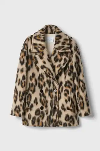 Peacot Doppiopetto Con Tasche A Fessura Laterali • Maculato - Gaëlle Paris