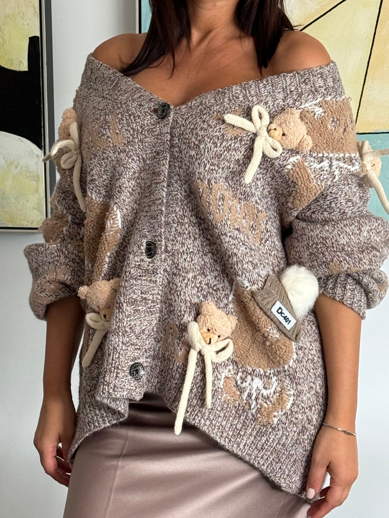 Cardigan teddy 2