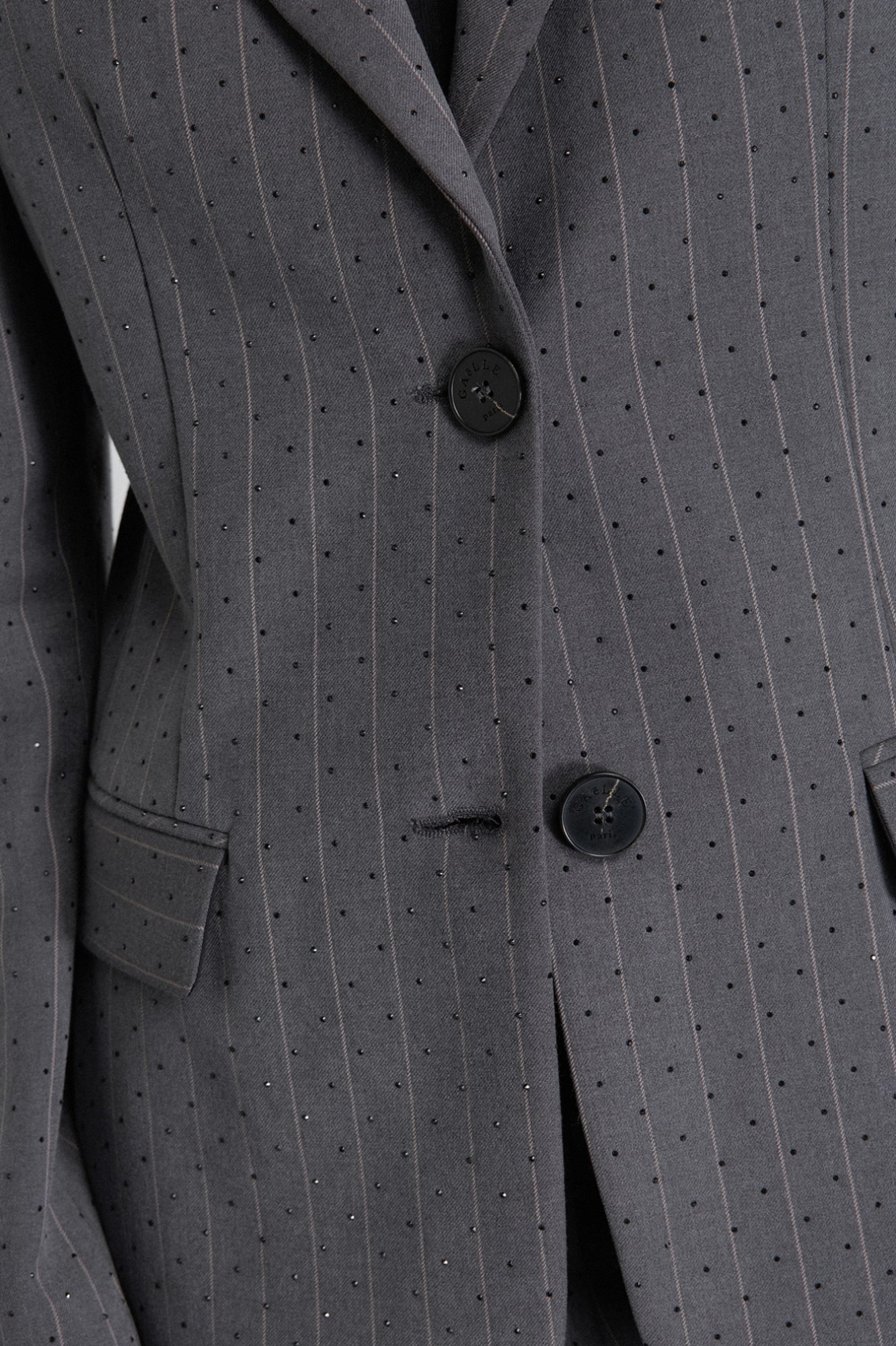 Giacca Monopetto gaelle grigio ferro 1