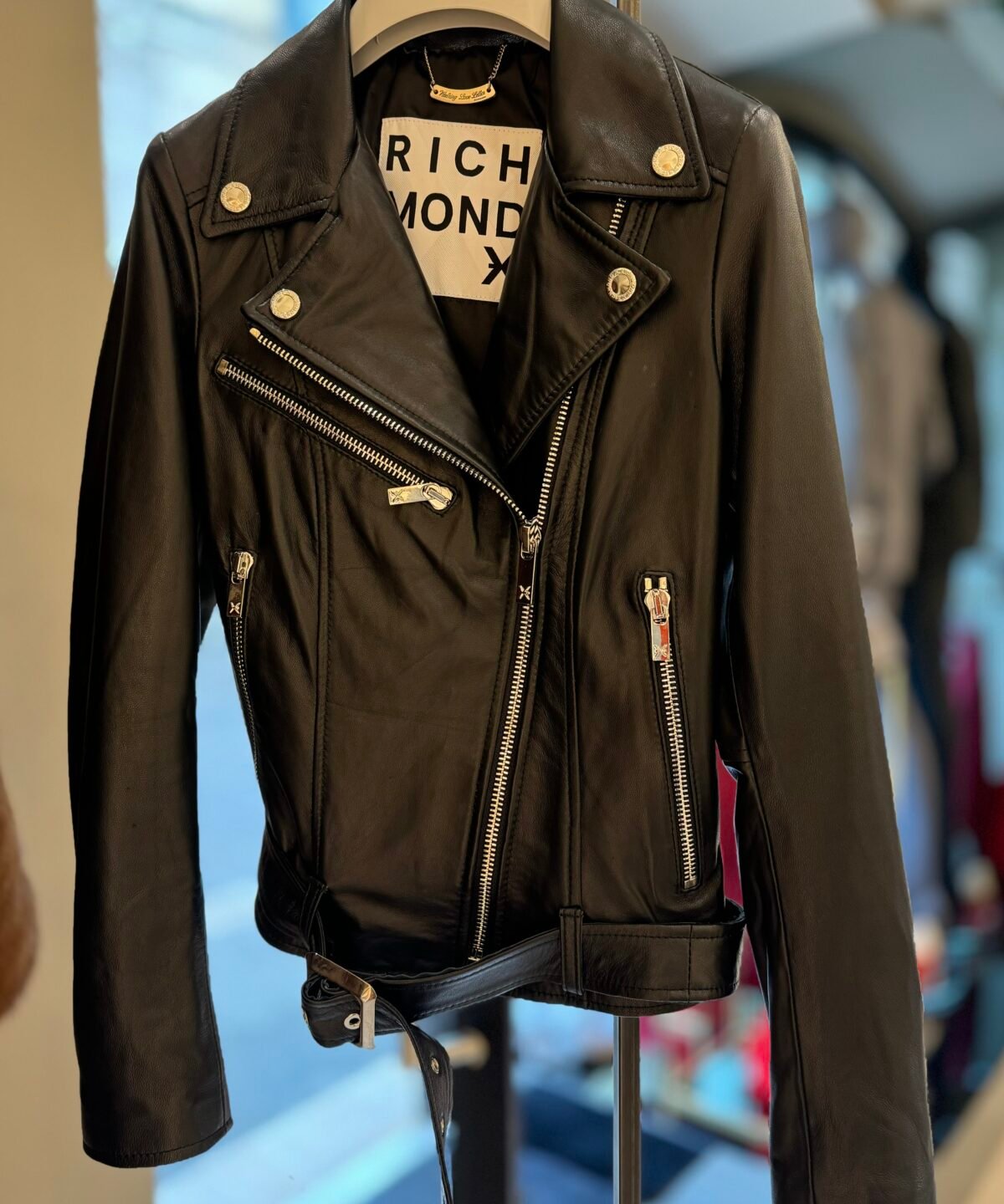 GIUBBINO IN VERA PELLE - NERO - JOHN RICHMOND