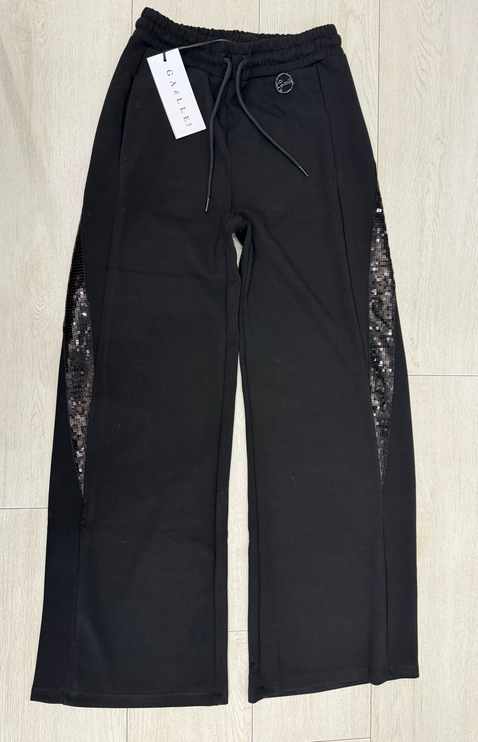 PANTALONE CON BANDA PAILLETTES - GAABW07568 GAELLE 2