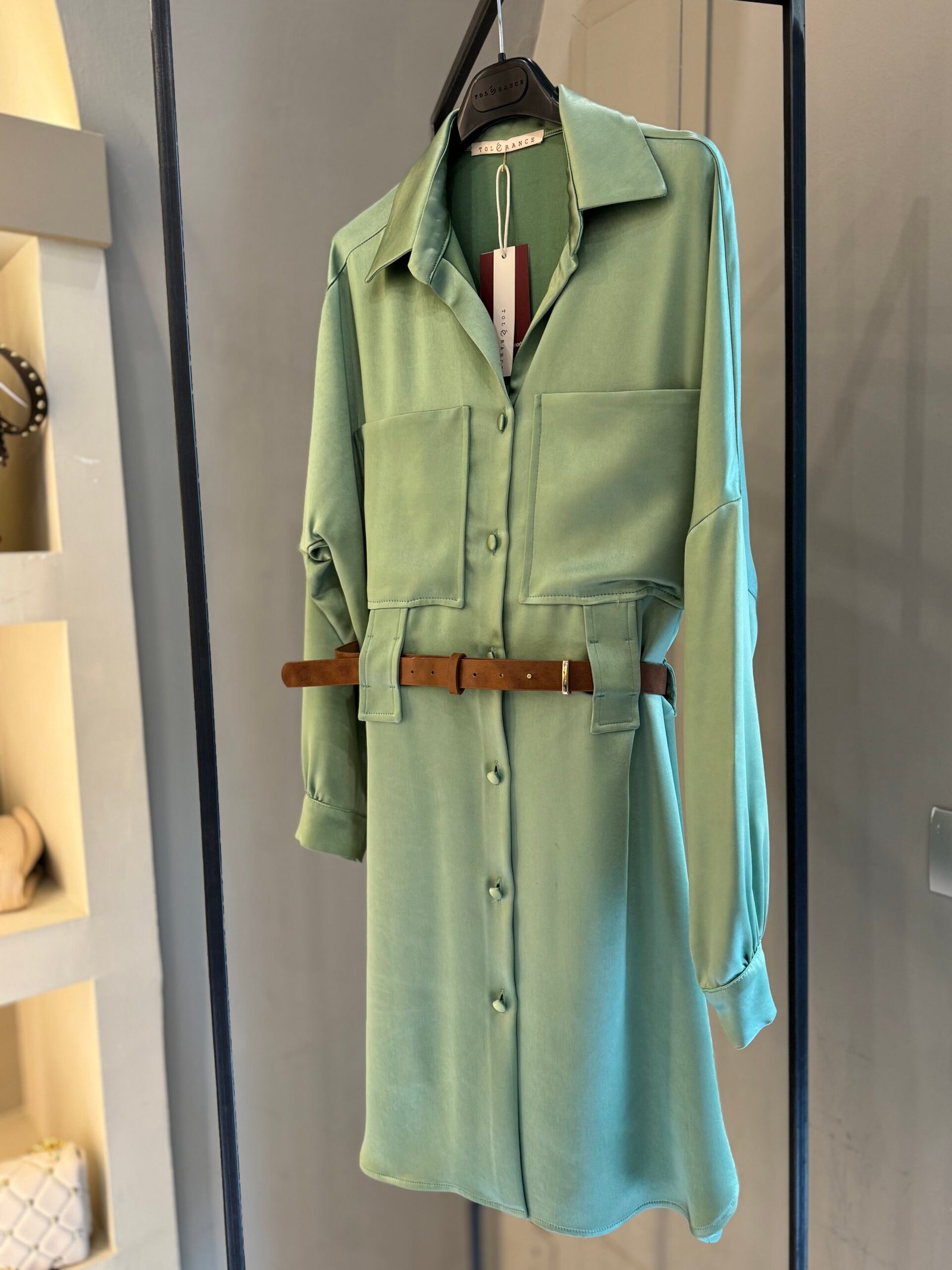 Vestito verde salvia tolerance 1