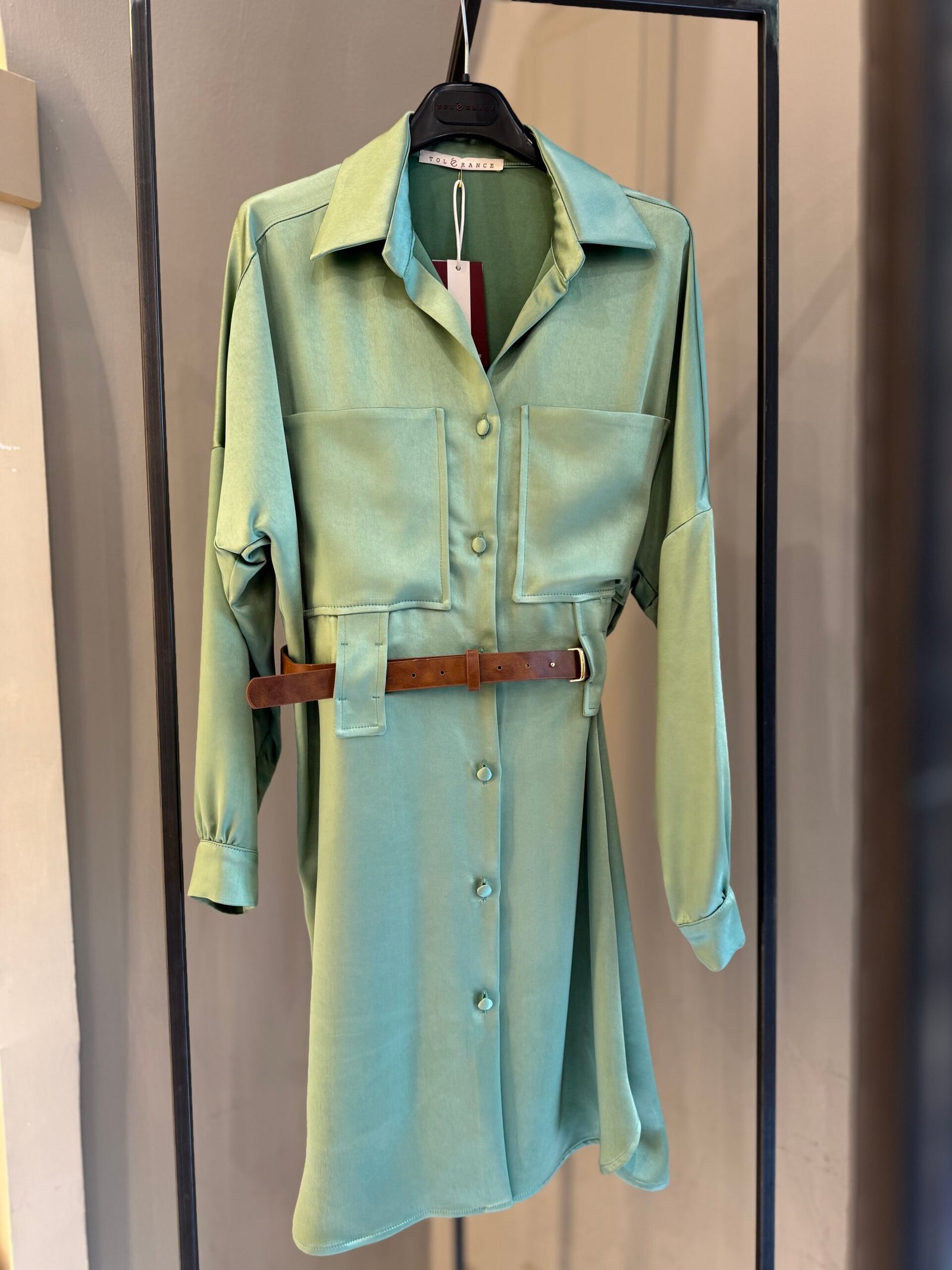 Vestito verde salvia tolerance