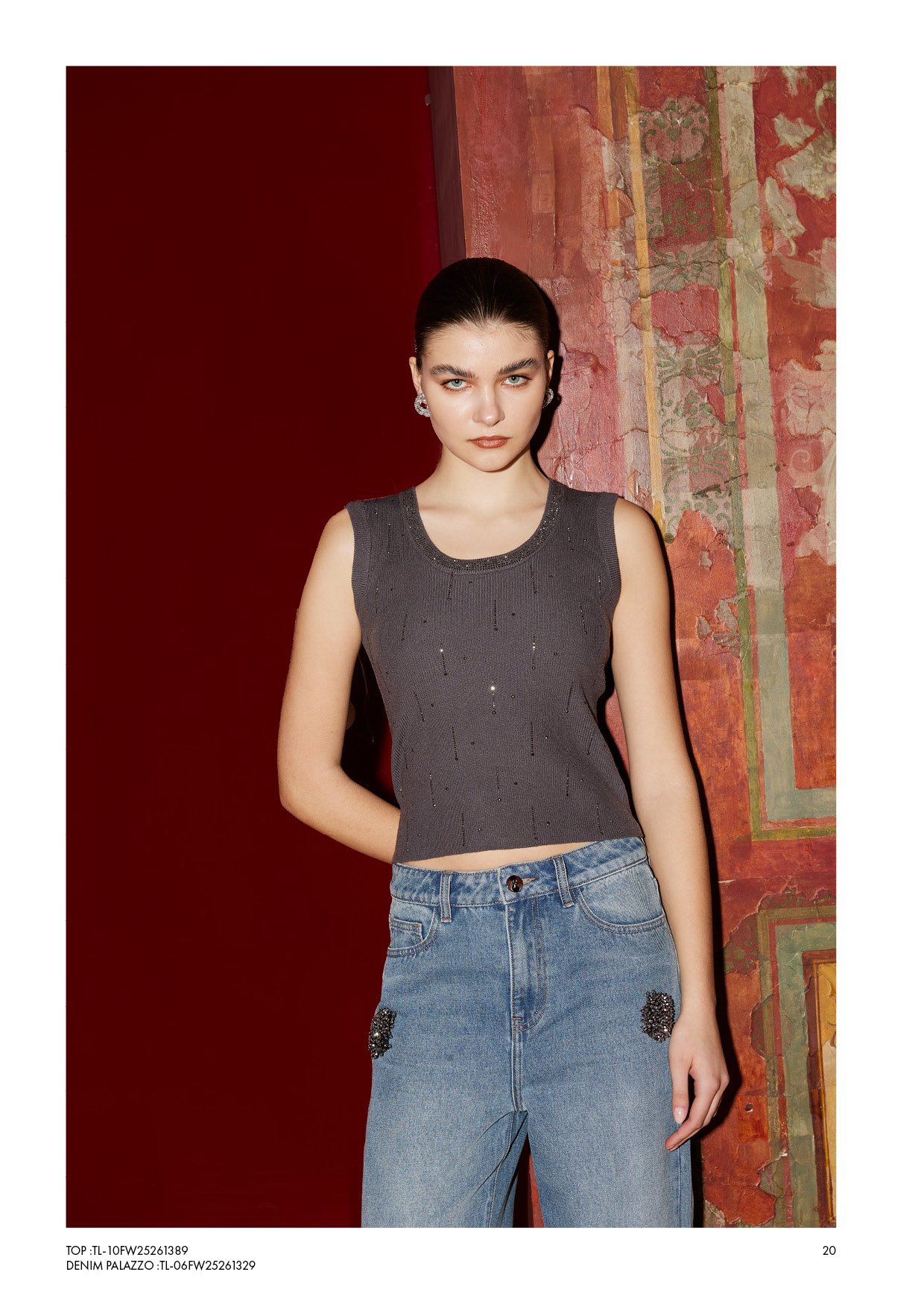 top giromanica - trash e luxury - grigio scuro